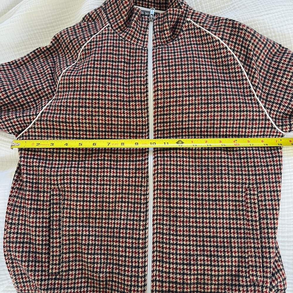 Todd Snyder Red and Black Houndstooth Jacket - Picture 6 of 6